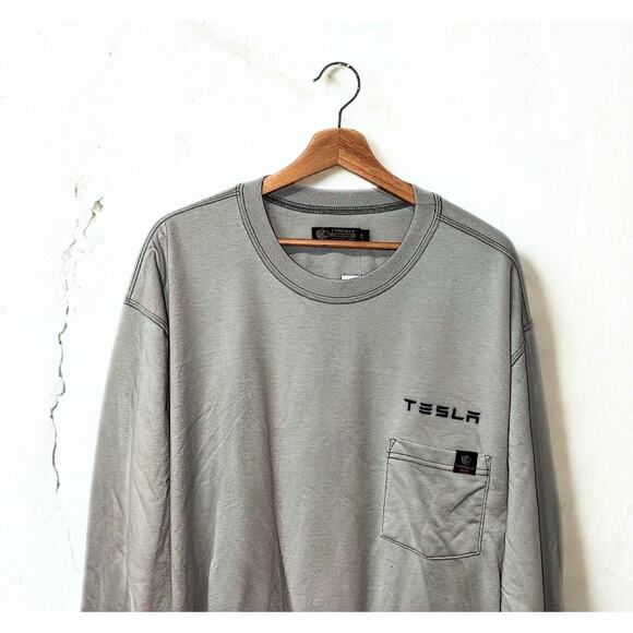 Tyndale Tesla Work Shirt NWT 2X Gray Arc Rated Flame Resistant USA - Picture 5 of 10